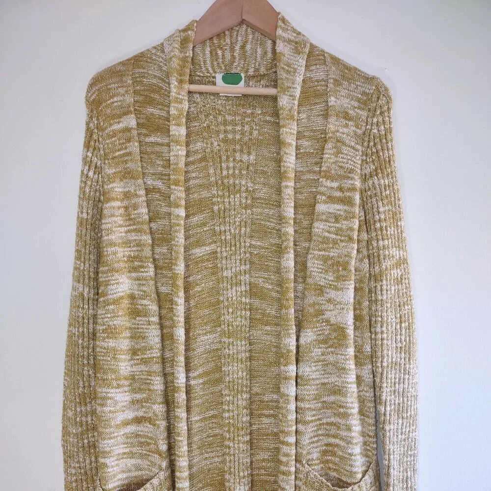 Anthropologie Abigail Boho Long Cardigan Patch Pockets Cabincore Praire Small - Picture 5 of 11